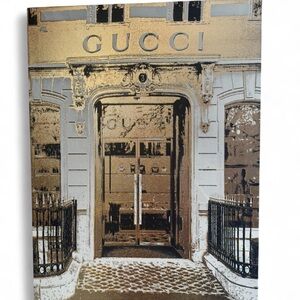 Gold and Black Canvas